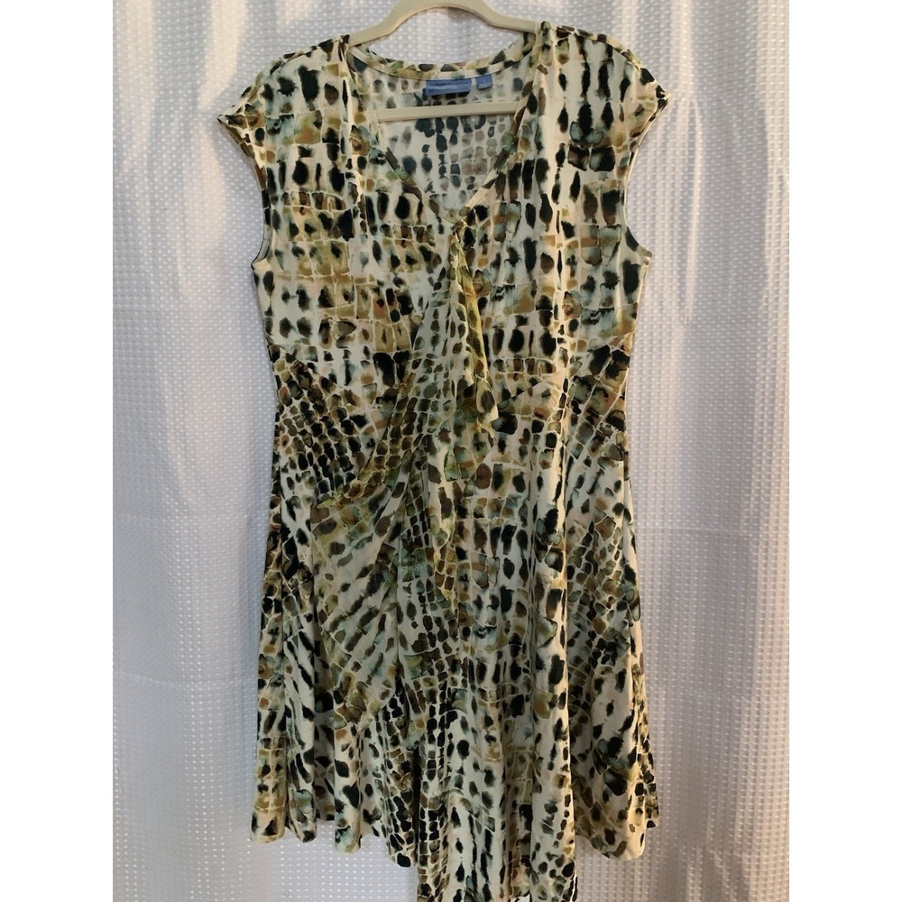 Simply‎ Vera Womens Large Multicolored Dress Flowy